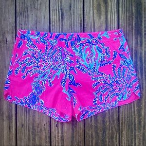 Lilly Pulitzer Adie Shorts in Capri Pink Samba | Size 6